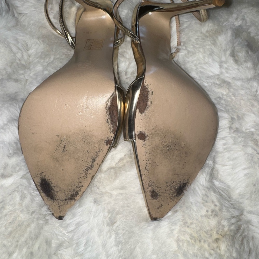 GG Heel in Mirrored Gold - Picture 7 of 11
